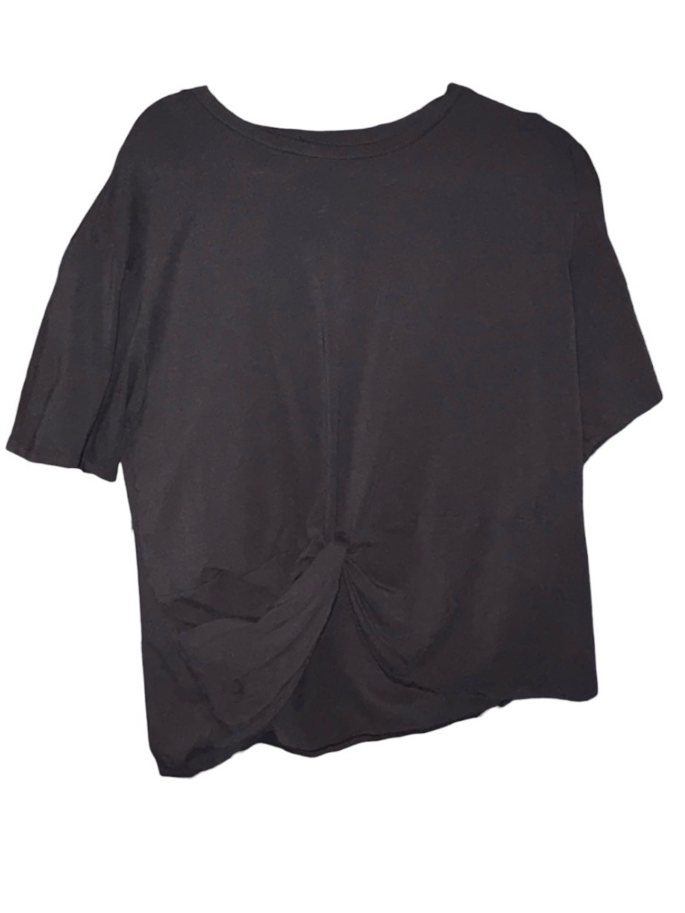 Lululemon Athletica Twist-Front Oversized T-Shirt In Black